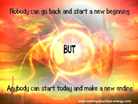 Quote - Start today, make a new ending