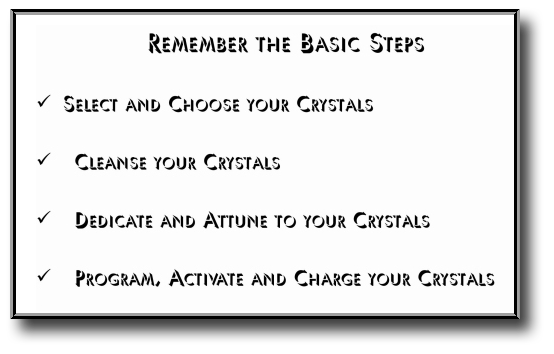 Caring for your Crystals