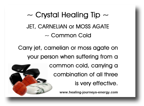 Crystal Healing Tip - Colds & Flu