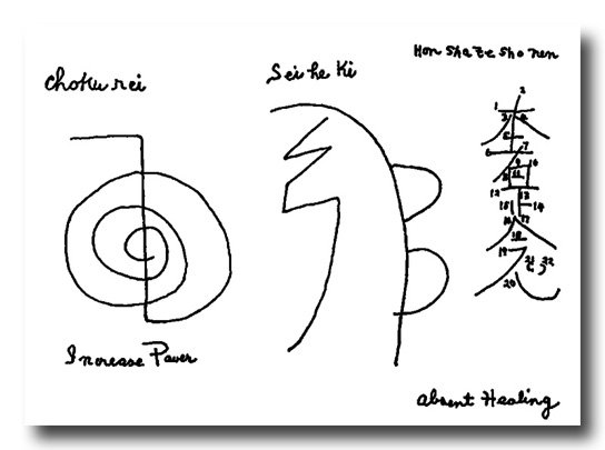 Mrs. Takata's Original Reiki Symbols