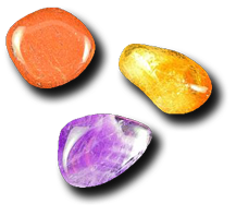 Carnelian, Citrine &  Amethyst